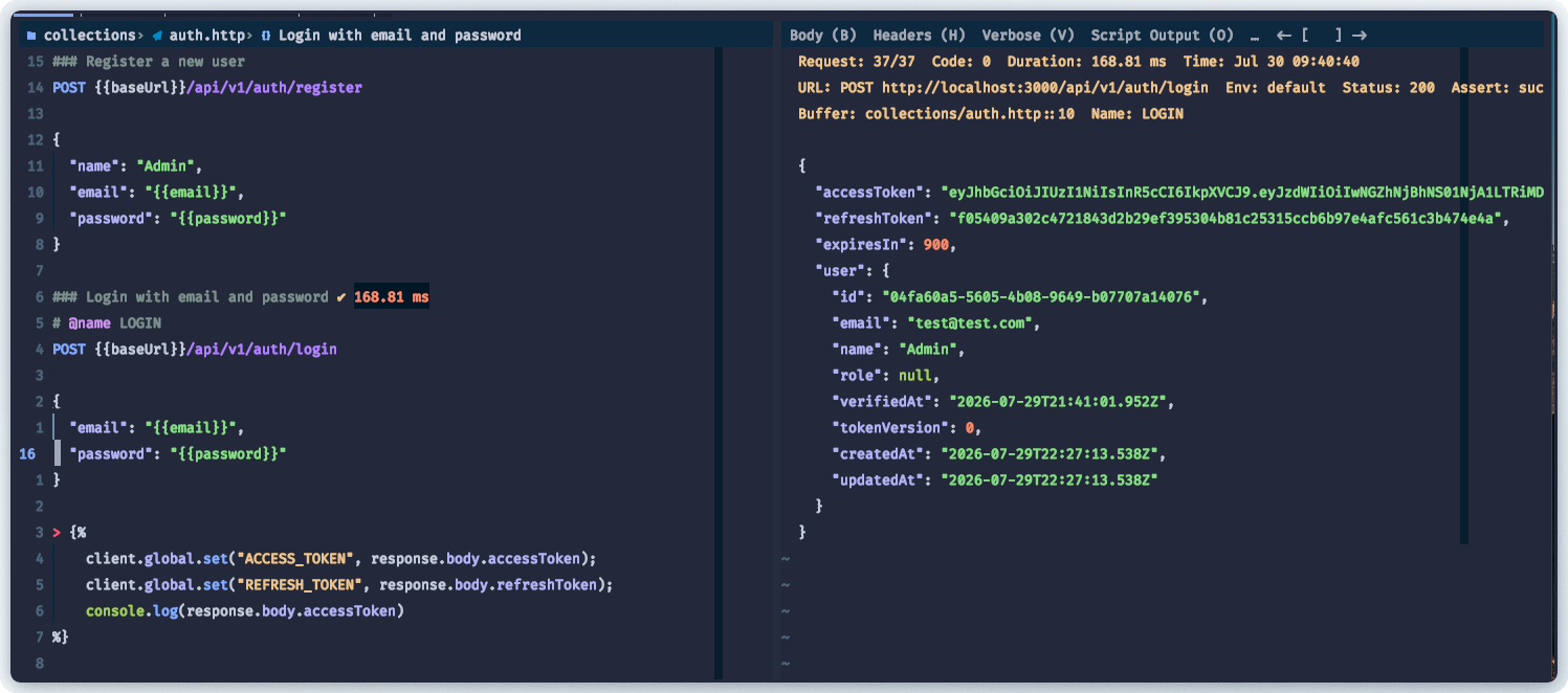 Testing APIs in Neovim with Kulala
